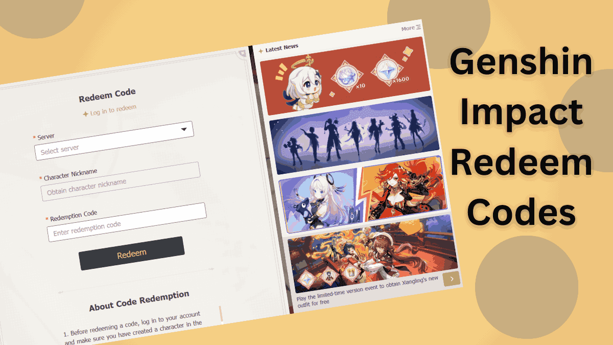 Genshin Impact Redeem Codes January 2025, Unlock the Magic Guide